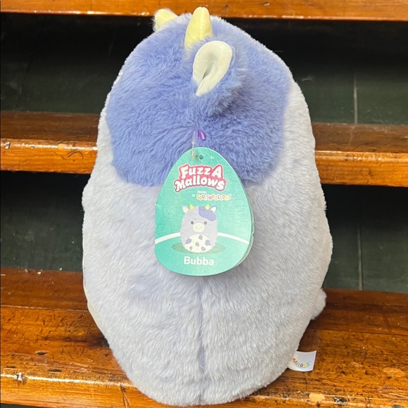 Squishmallows Bubba cow plush toy - Purple and Cream - NWT - Picture 5 of 7